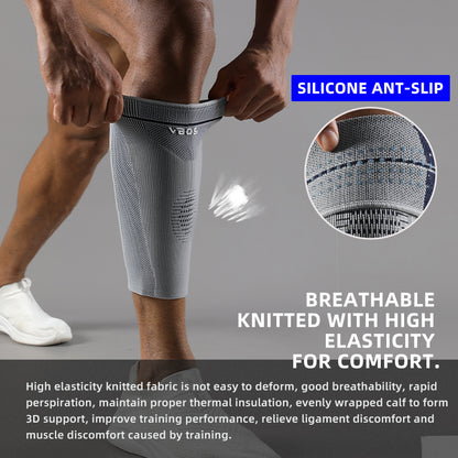 VBOSI Breathable Anti Slip Elastic Calf Sleeve