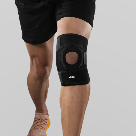 VBOSI Adjustable Open Patella Knee Support with Dual Side Stays