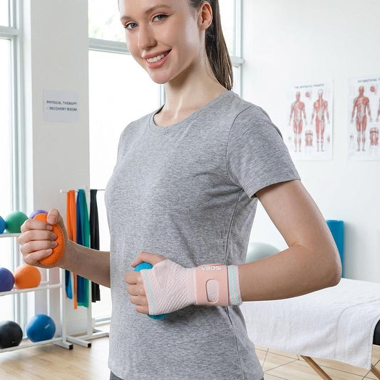 VBOSI 1 Piece Adjustable Wrist Brace with Removable Metal Splint