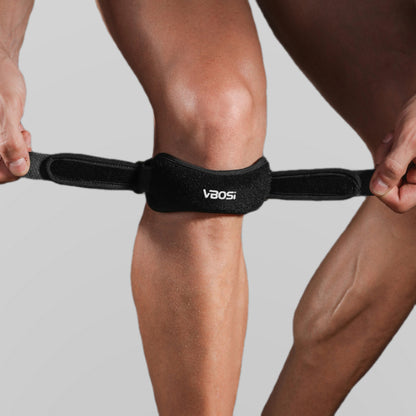 JINGBA SUPPORT 5038 Sangle de genou en néoprène réglable pour soulager la douleur et le sport, genouillère avec protection articulaire et ceintures de genou