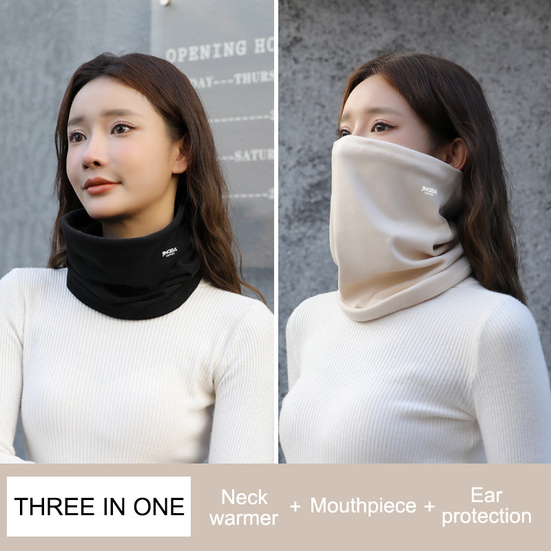 Winter Neck Warmer Fleece Windproof Neck Gaiter Snood for Men Women Cold Weather Face Scarf Headwear for Skiing Running Cycling