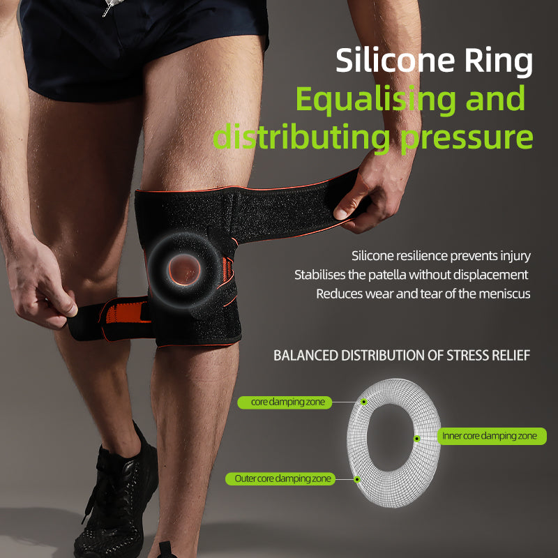 VBOSI Adjustable Open Patella Brace with Stabilizers