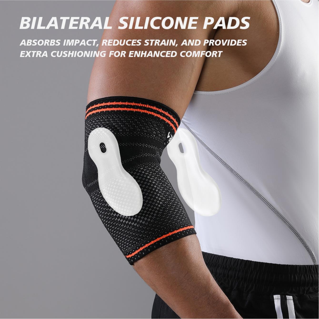 VBOSI Elastic Elbow Sleeve with Silicone Pad