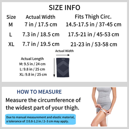 VBOSI Lightweight Thigh Compression Sleeve