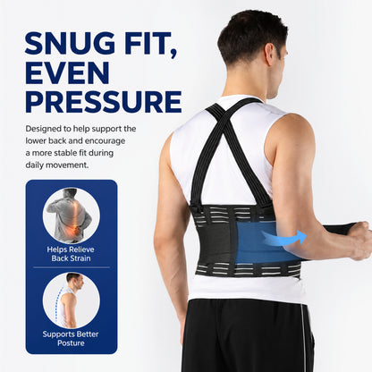 VBOSI Heavy Duty Back Support Belt with Adjustable Straps
