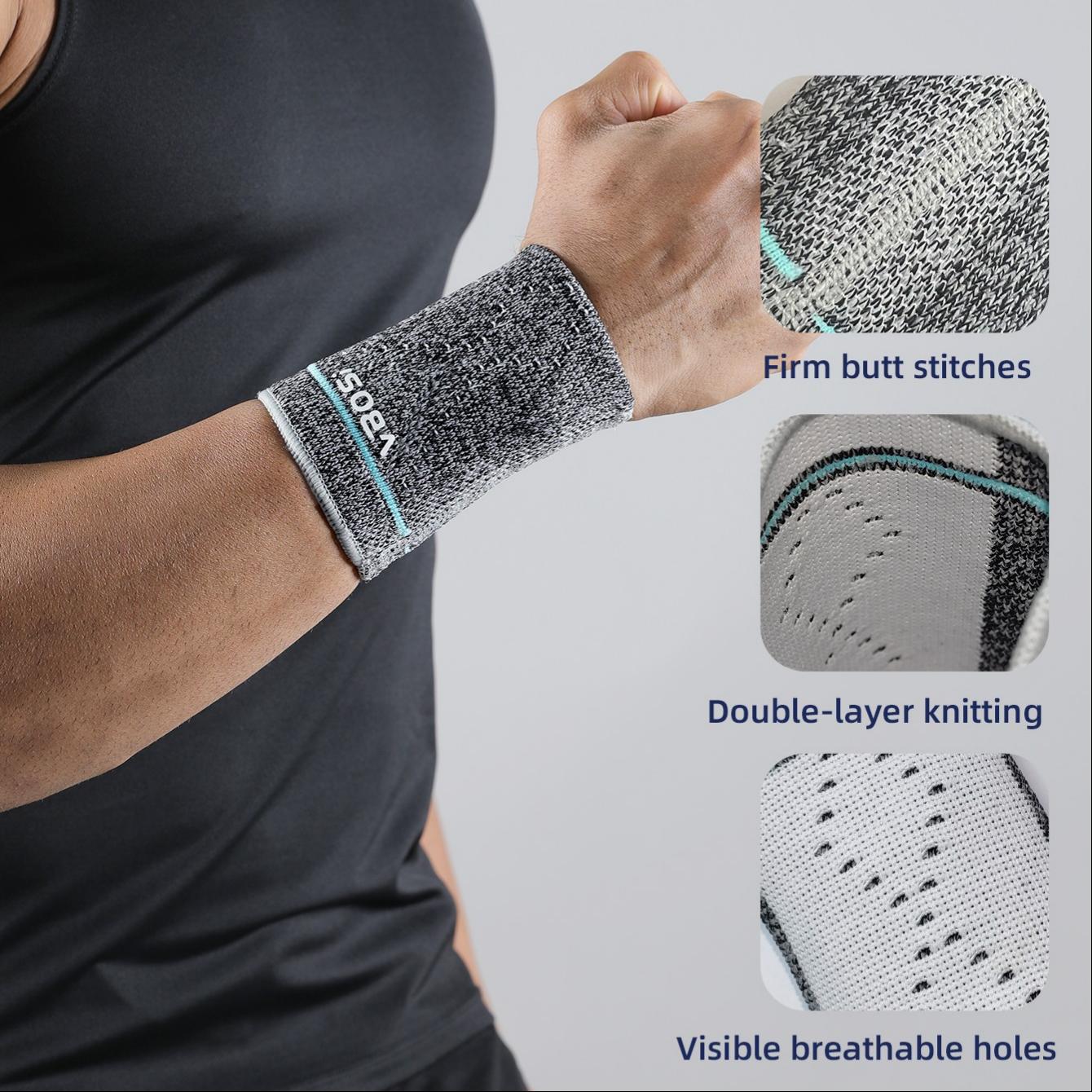 VBOSI 1 Pair Elastic Compression Wrist Sleeve