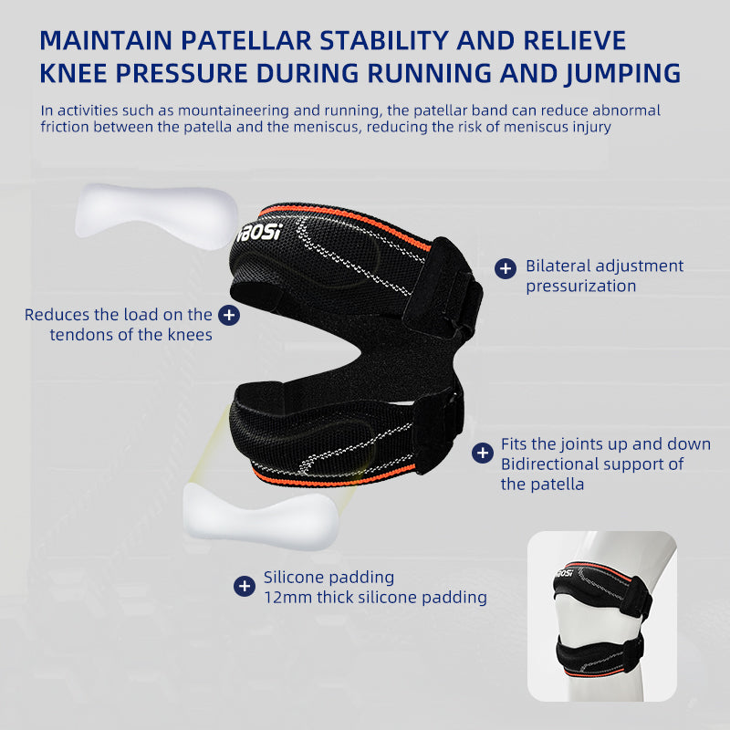VBOSI Knee Support Silicone Shock Absorption Brace