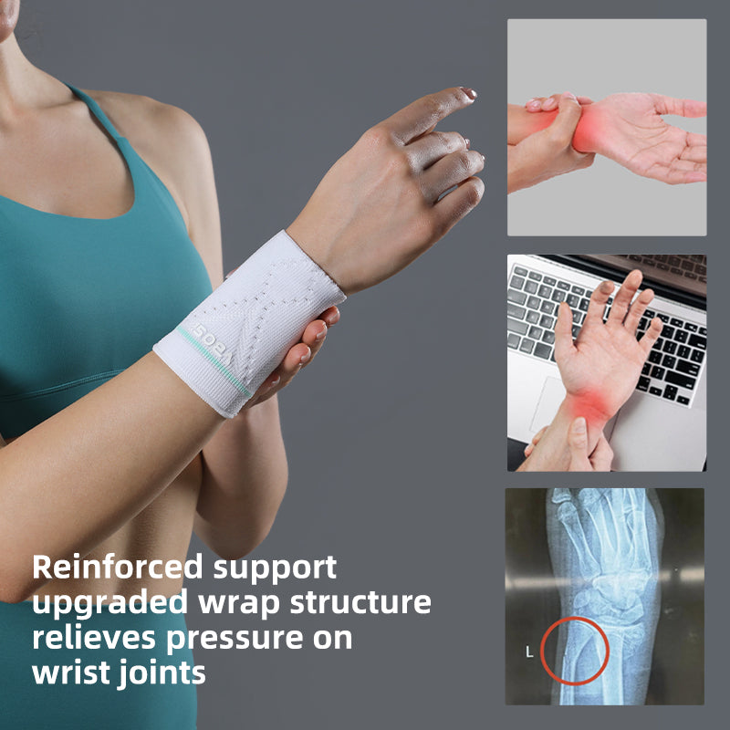 VBOSI 1 Pair Ventilated Knit Wrist Sleeve