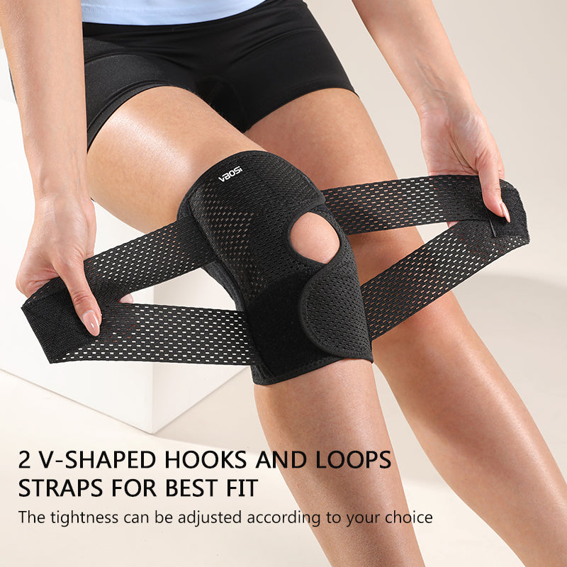 VBOSI Breathable Knee Brace with Metal Spring Stabilizers
