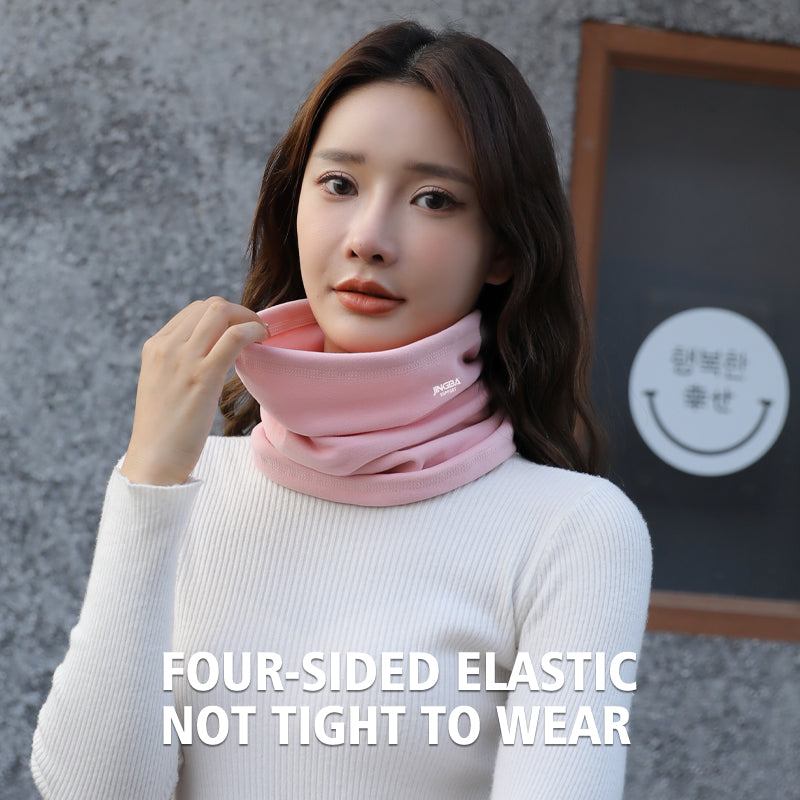 Winter Neck Warmer Fleece Windproof Neck Gaiter Snood for Men Women Cold Weather Face Scarf Headwear for Skiing Running Cycling
