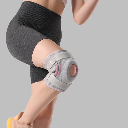 VBOSI Adjustable Knee Brace with Silicone Cushion