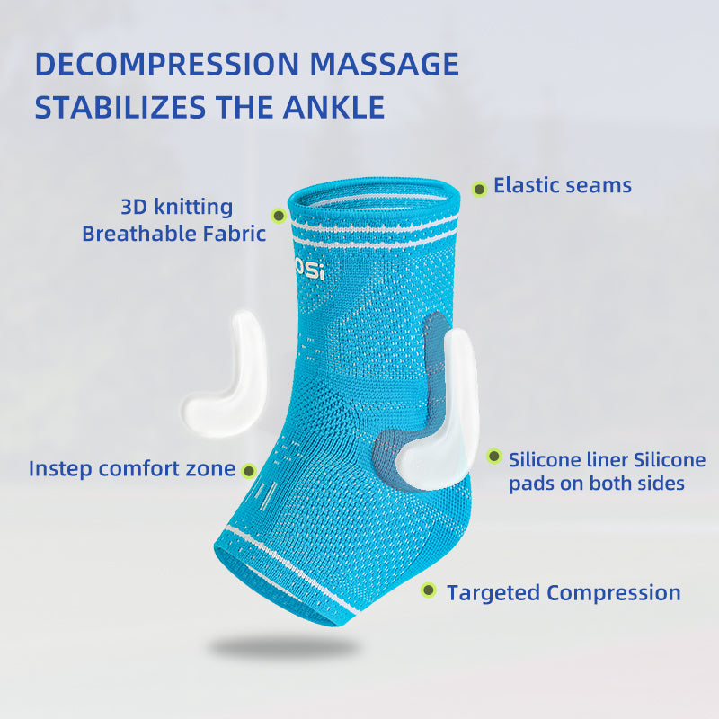 VBOSI Anti-slip Ankle Support with Silicone Pad