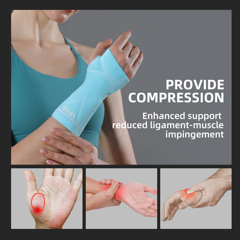 VBOSI 1 Piece Breathable Knit Wrist Palm Sleeve