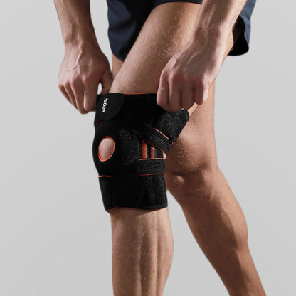 VBOSI Adjustable Open Patella Brace with Stabilizers