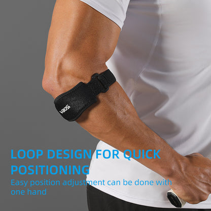 VBOSI 1 Pair Padded Tennis Elbow Braces – Adjustable Forearm Compression Strap