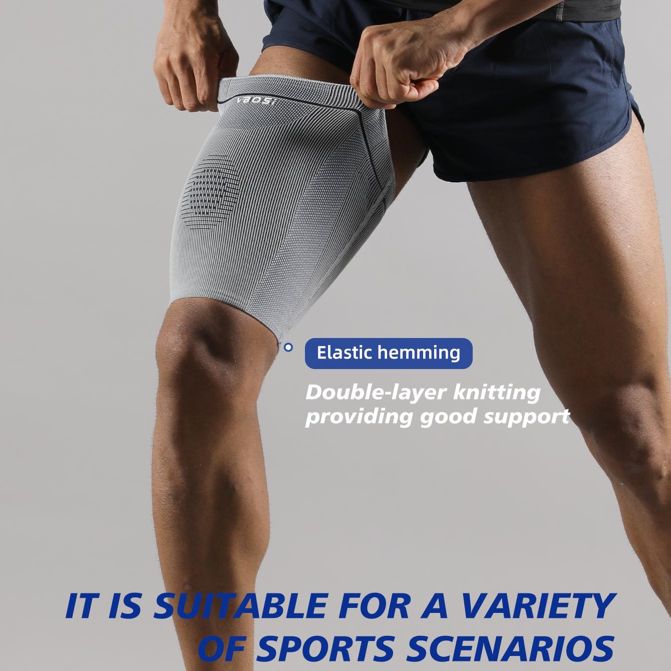 VBOSI 1 Pair Anti Slip Breathable Elastic Thigh Sleeve