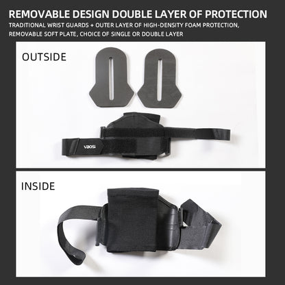 VBOSI Adjustable Wrist Support Brace with Removable Pads