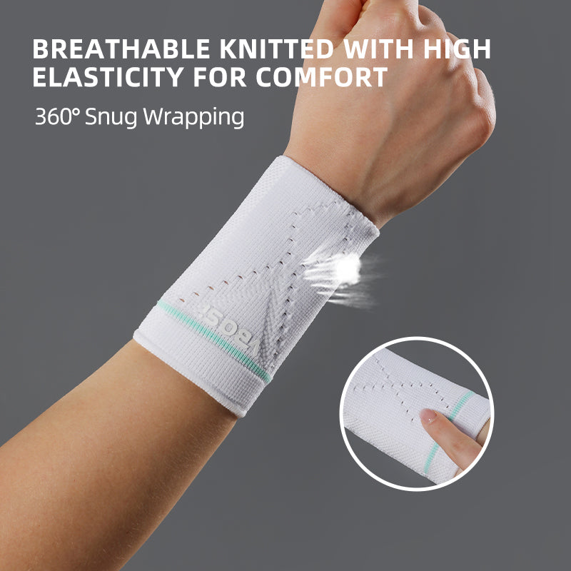 VBOSI 1 Pair Ventilated Knit Wrist Sleeve