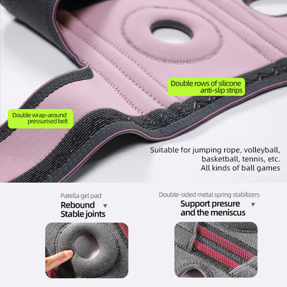 VBOSI Adjustable Open Patella Brace with Stabilizers