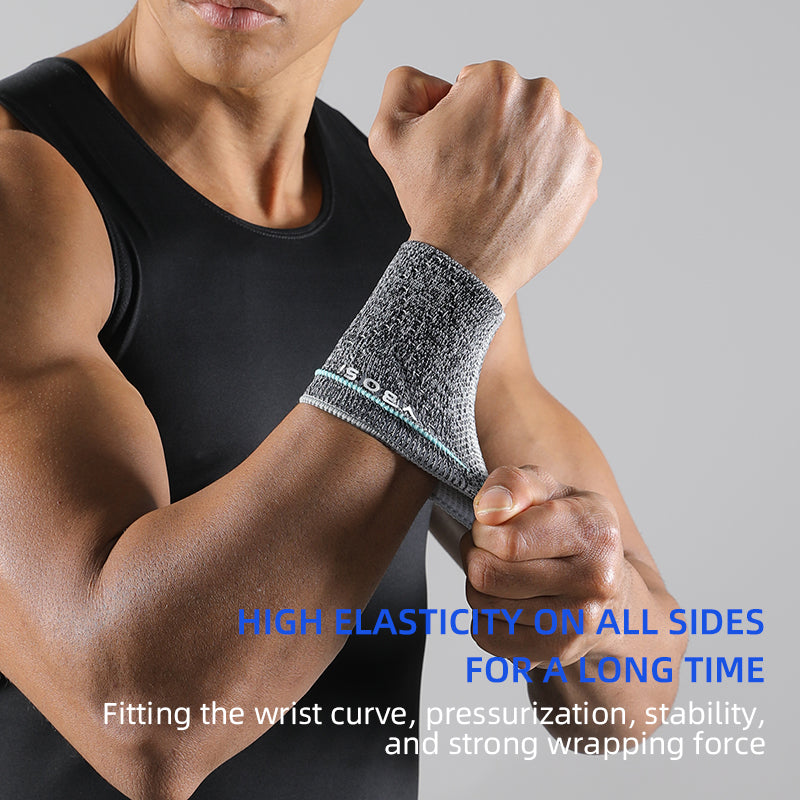 VBOSI 1 Pair Elastic Compression Wrist Sleeve
