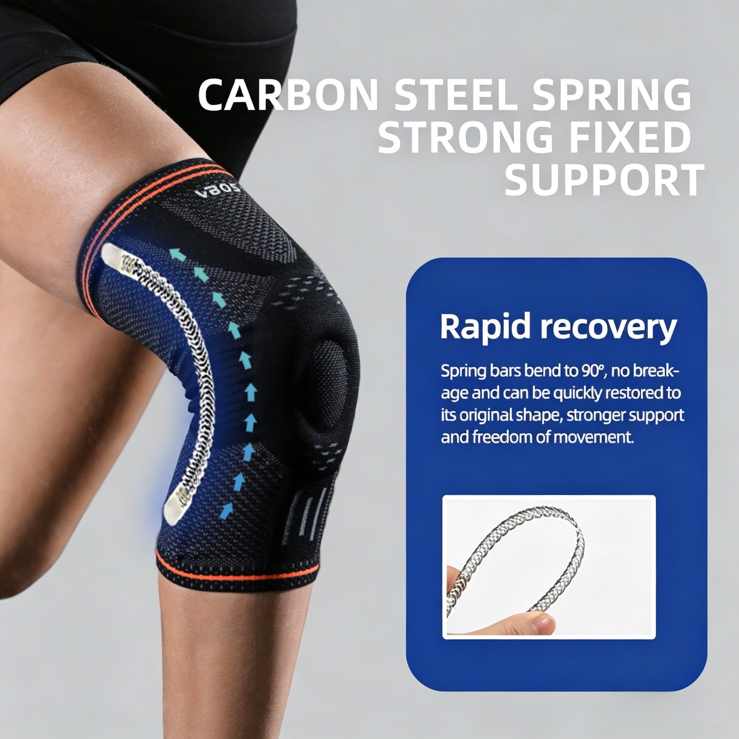 VBOSI Knee Support with Silicone Patella Pad