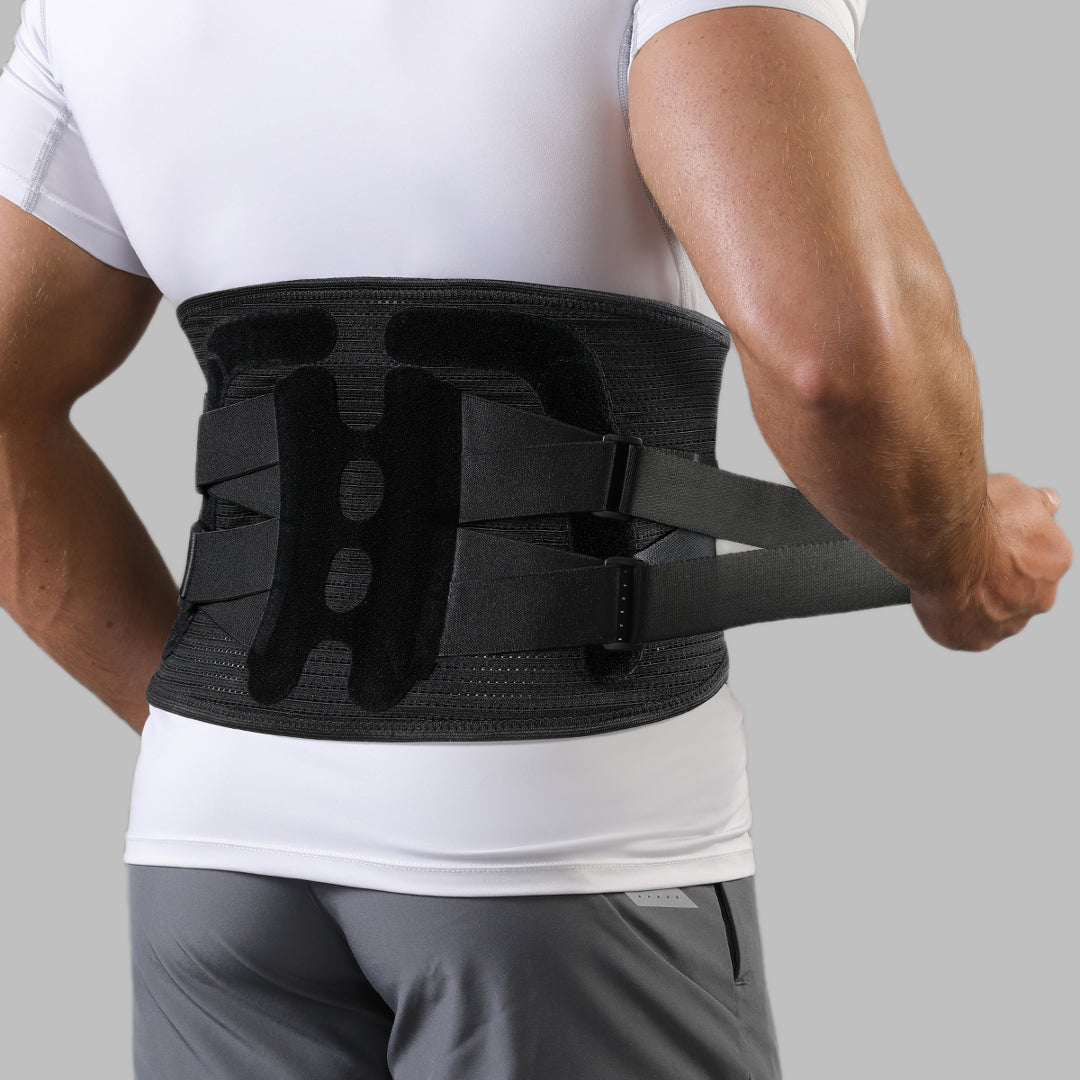 VBOSI Lower Back Support Waist Belt with Steel Bars