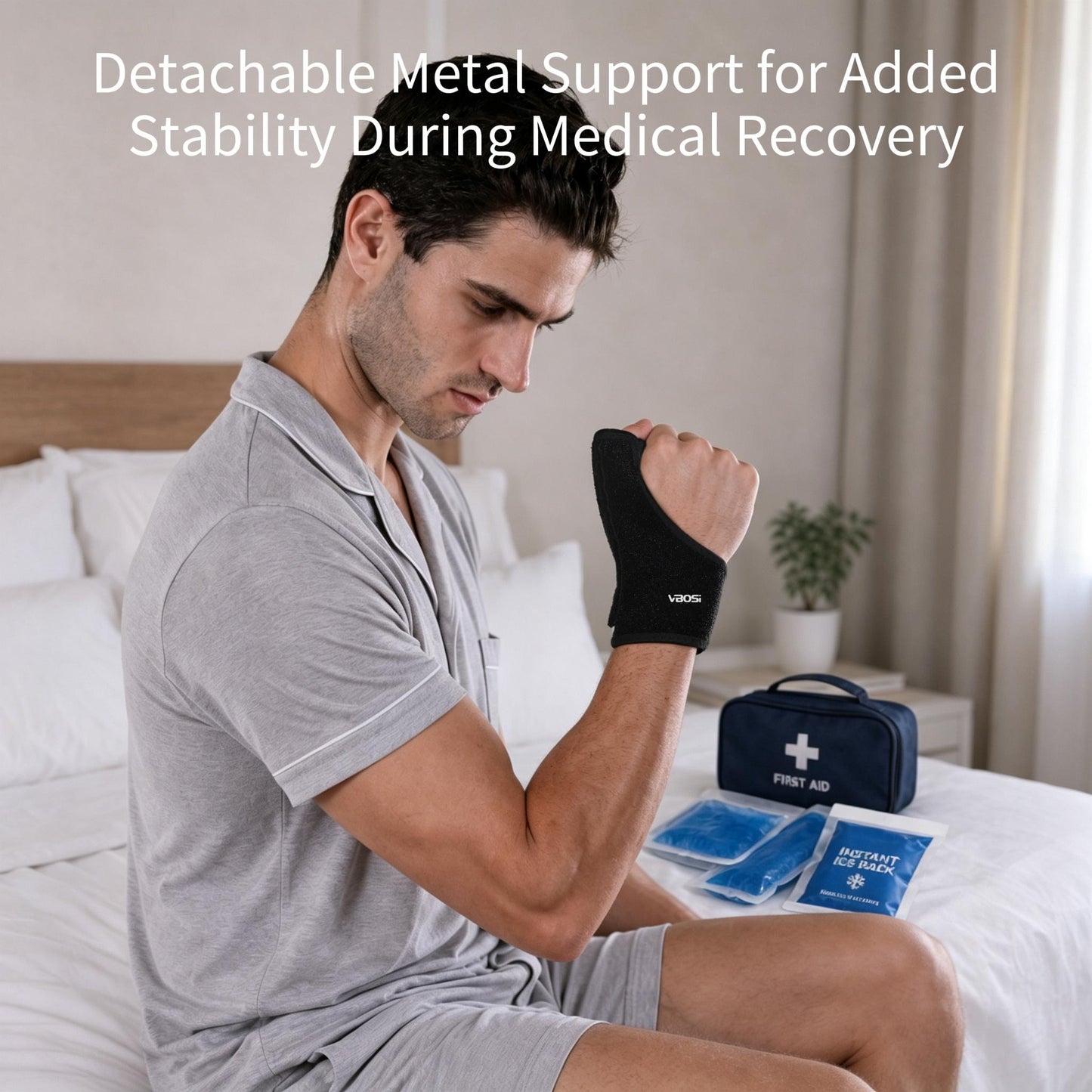 VBOSI 1 Piece Adjustable Wrist and Thumb Support