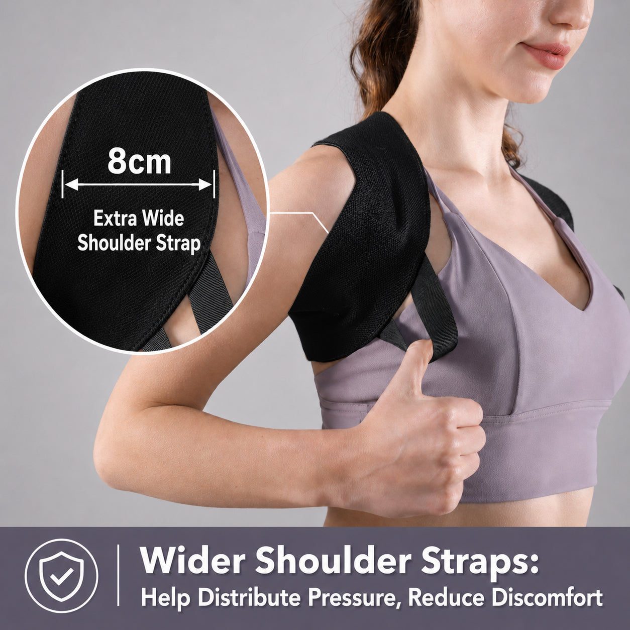 VBOSI Adjustable Upper Back Shoulder Support Posture Corrector