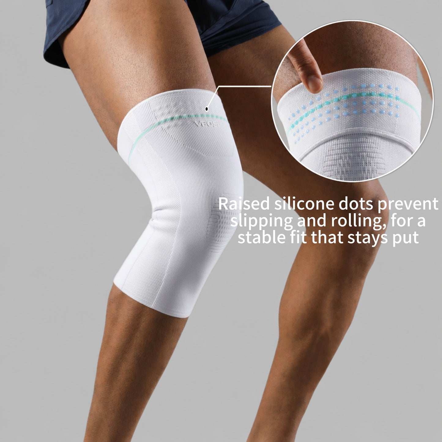 VBOSI Elastic Breathable Anti Slip Knee Sleeve