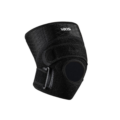 VBOSI Open Patella Knee Brace with Dual-Pull Straps & Reinforced Padded Support