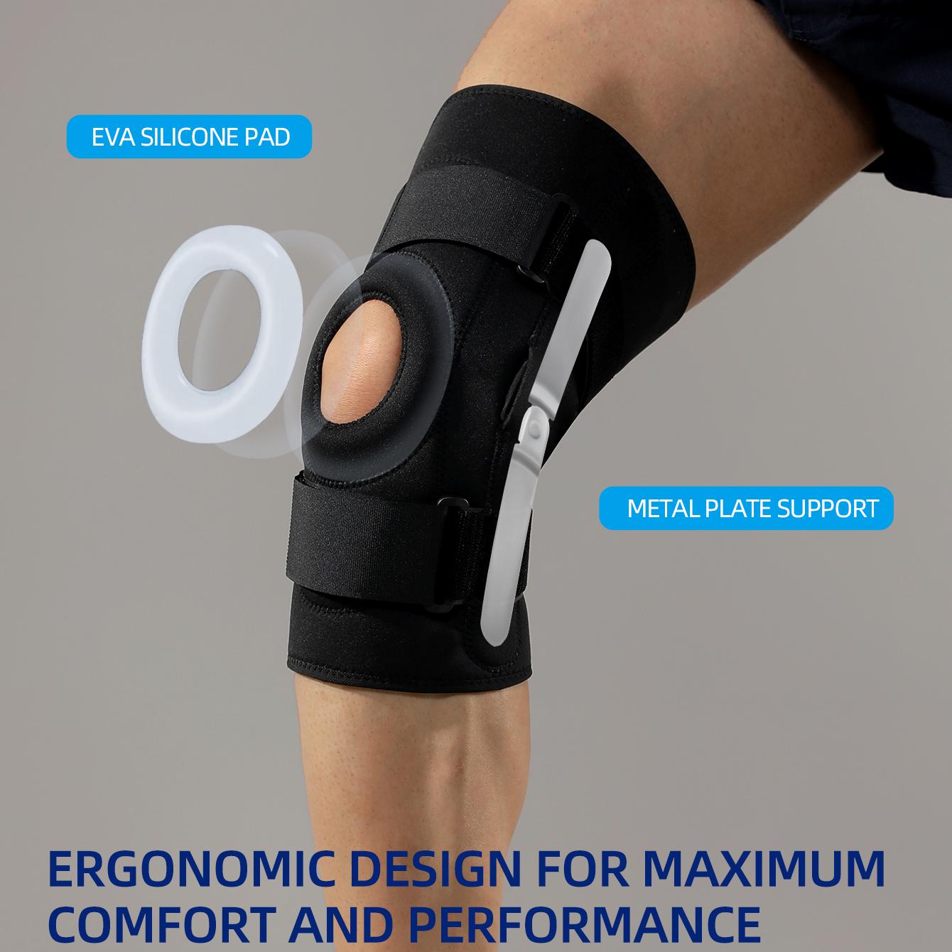 VBOSI 1 Piece Adjustable Hinged Knee Brace