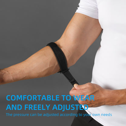 VBOSI 1 Pair Padded Tennis Elbow Braces – Adjustable Forearm Compression Strap