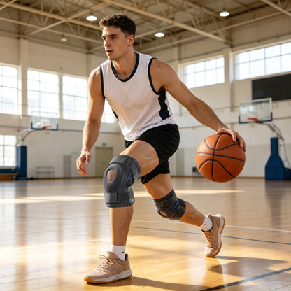VBOSI Adjustable Knee Brace with Silicone Cushion