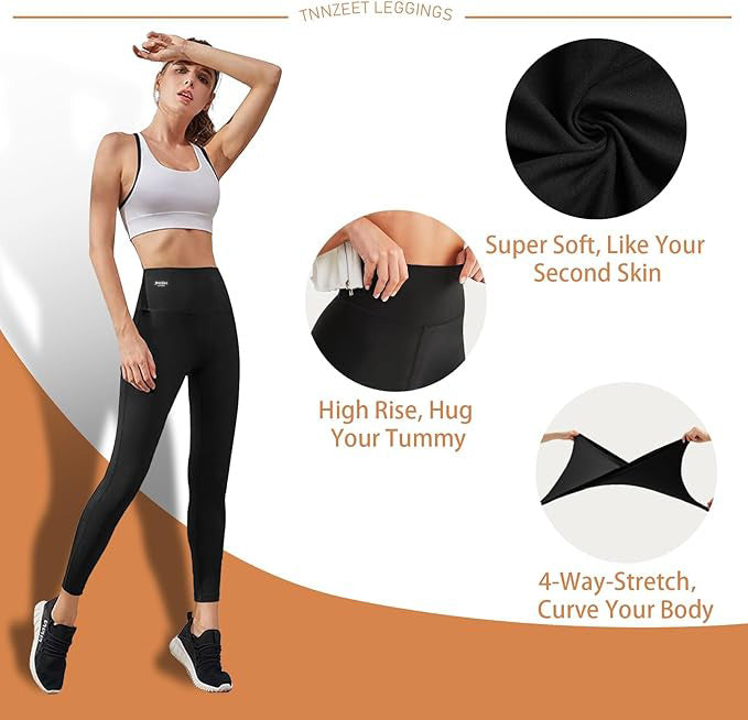 High Waisted Workout Leggings for Women