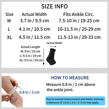 VBOSI Anti-slip Ankle Support with Silicone Pad