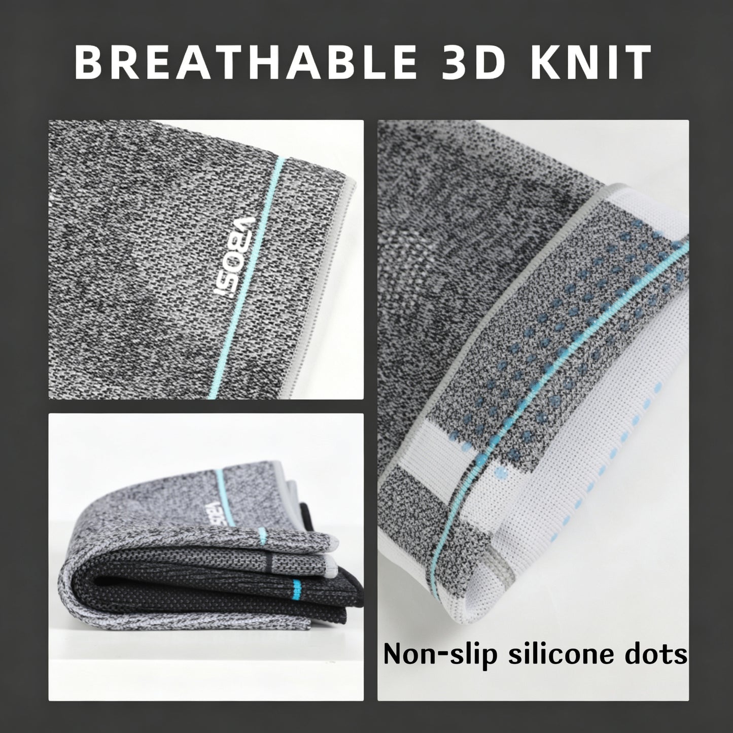 VBOSI Anti Slip Elastic Breathable Calf Sleeve