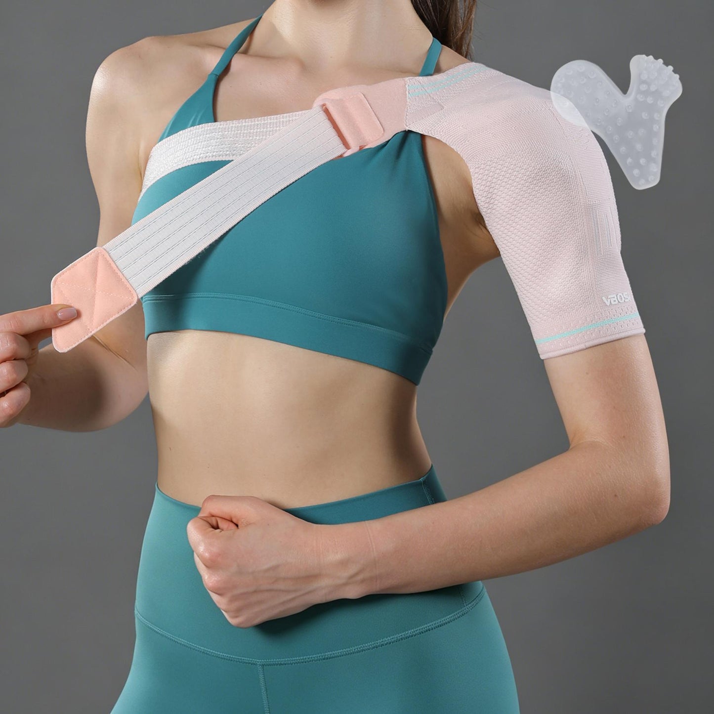 VBOSI Shoulder Support Brace with Detachable Silicone Pad
