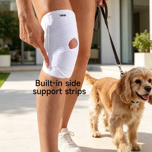 VBOSI Breathable Knee Brace with Metal Spring Stabilizers