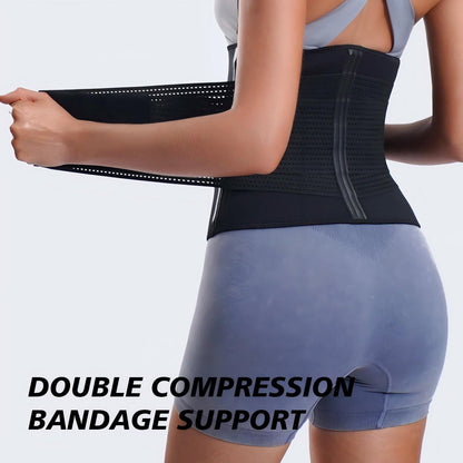 VBOSI Adjustable Zipper Neoprene Waist Trainer Belt