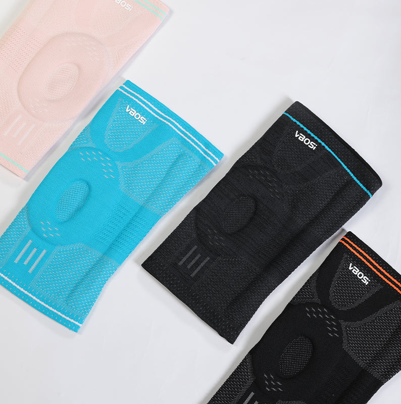 1 Piece Anti-slip Compression Breathable Sports Knee Support with Gel Pad and Stabilizers