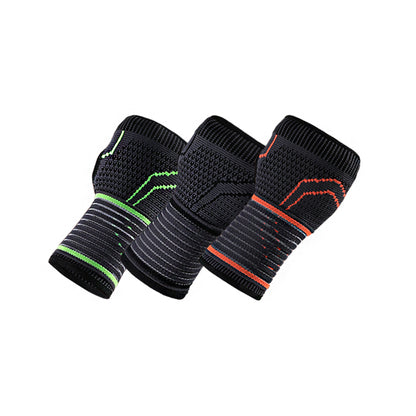 VBOSI Adjustable Knitted Wrist Support with Extended Elastic Compression Strap