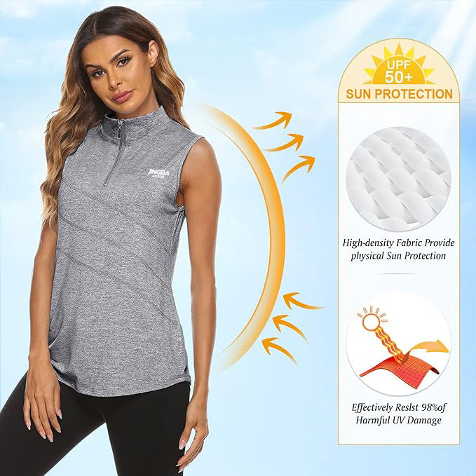 Women's Yoga Top with Built in Bra Workout Gym Shirt Sport Tank Tops