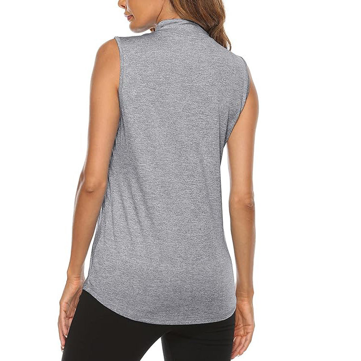 Women's Yoga Top with Built in Bra Workout Gym Shirt Sport Tank Tops