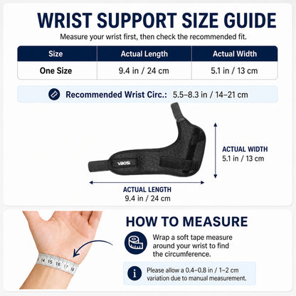 VBOSI 1 Piece Adjustable Wrist and Thumb Support