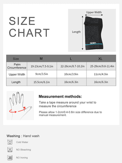 VBOSI 1 Piece Elastic Breathable Wrist Palm Sleeve
