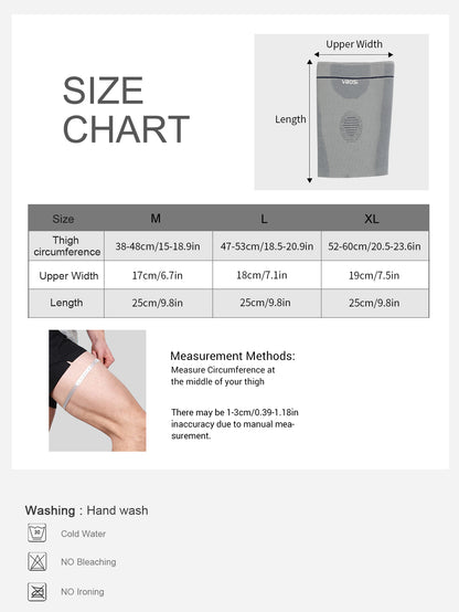 VBOSI 1 Pair Breathable High-Stretch Thigh Sleeve
