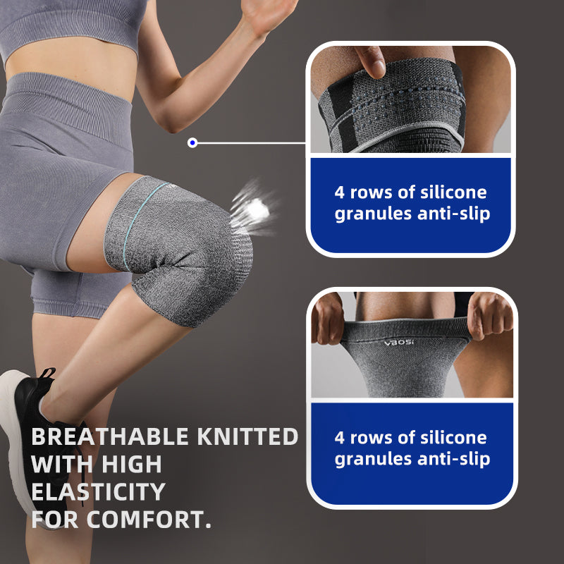 VBOSI Breathable Knit Knee Compression Sleeve