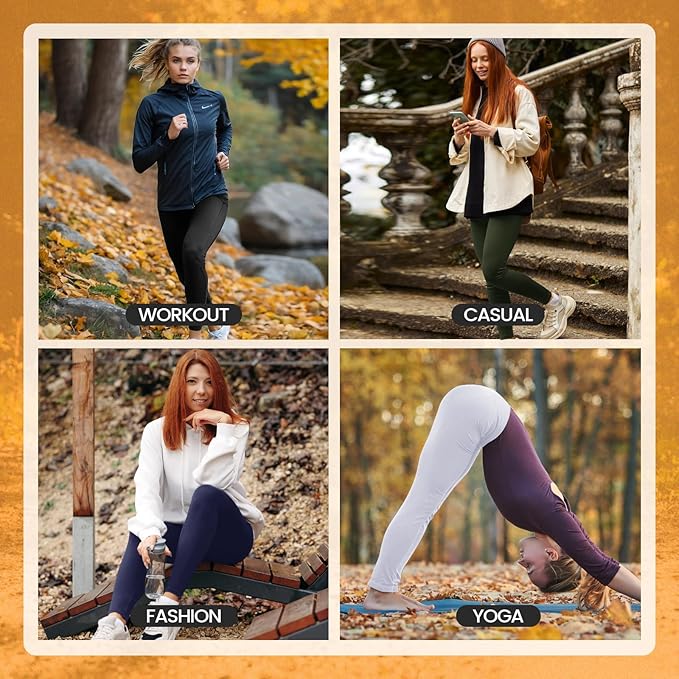 High Waisted Workout Leggings for Women