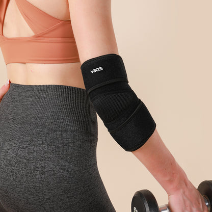 VBOSI 1 Piece Breathable Elbow Support Wrap with Dual Tension Straps