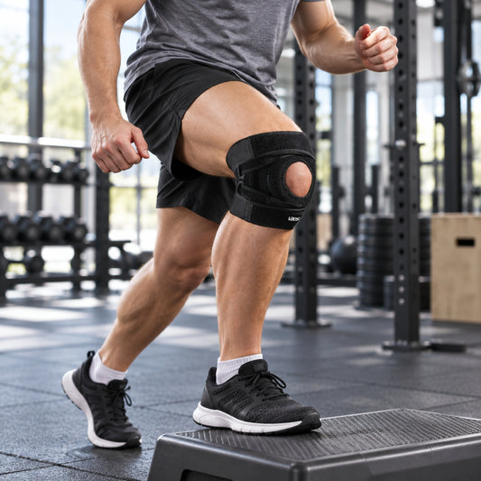 VBOSI Dual Angled-Strap Open Patella Knee Support Brace